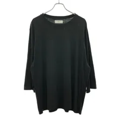marka マーカ 25SS BALL GAMES THREE-QUARTER SLEEVE TEE -NOIL SILK KNIT ボールゲームス スリークォータースリーブ Tシャツ M25C06CS01E ブラック 2のサムネイル