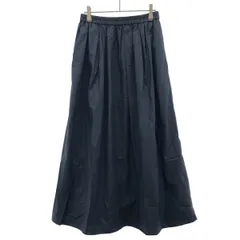 SALON adam et rope サロンアダムエロペ コーティングギャザータックスカート SHC-36140 ネイビー Fのサムネイル