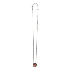 Baccarat バカラ オクトゴンクリスタルネックレス  シルバー×ピンクのサムネイル