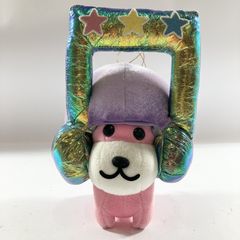 Afro Dog Plush Toy MUSIC Headphones DJ San-X Mascot キーホルダー Vintage item, Heisei era retro prize item, as-is condition.