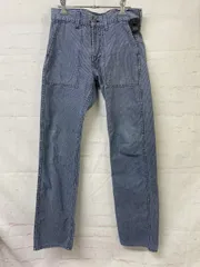 【中古】STUDIOD'ARTISAN ｽﾀｼﾞｵﾀﾞﾙﾁｻﾞﾝ ｽﾄﾚｰﾄｼﾙｴｯﾄ ﾊﾟﾝﾂ ﾋｯｺﾘｰ柄 ｲﾝﾃﾞｨｺﾞ S 991926760のサムネイル