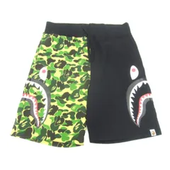 A BATHING APE ア ベイシング エイプ ABC CAMO SIDE SHARK SWEAT SHORTS SIZE:L メンズ 衣類 □UF4810のサムネイル
