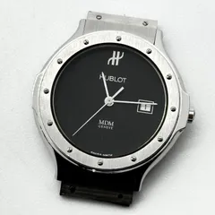 HUBLOT ウブロ MDM 1400.100.1 ブラック QZ ユニセックス 腕時計 稼働品のサムネイル
