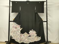 平和屋着物○男性 紬 刺し子 縞 正絹 逸品 CABH2717ut - メルカリ