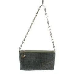 エスカーダ ESCADA ショルダーバッグ ビジュー装飾 水色 ライトブルー /ANのサムネイル