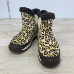 NIKE/ナイキ ヒョウ柄 レオパード ブーツ ボア 22.5cm US3.5Y  キッズ/レディース/スニーカー[OR02605]のサムネイル