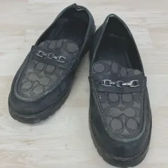 COACH/コーチ ローファー CK488 シグネチャー ブラック/黒 US8.5D EUR41.5 (26.5cm相当) メンズ シューズ 靴[OR03015]のサムネイル