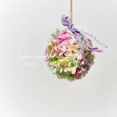 №98〖アナベルだけのシンプルホワイトミニリース〗紫陽花 アジサイ