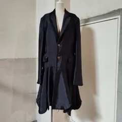 COMME des GARCONS HOMME PLUS 20ss エステル縮絨カットオフロングジャケット ポリ縮 コムデギャルソンオムプリュス 2020ss AD2019のサムネイル