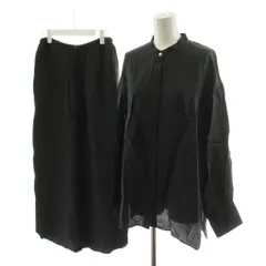 プルミエ アロンディスモン 1er Arrondissement セットアップ バンドカラーシャツ イージーパンツ 38 グレー B1044AFB012 /AN59のサムネイル