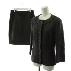 マックスマーラ MAX MARA スーツ セットアップ ノーカラージャケット タイトスカート ひざ丈 42 グレー 10411381 /AN76のサムネイル