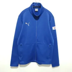 プーマ チームコリア 起毛 トレーナー ジップアップ XL_W0759のサムネイル