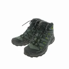 サロモン Salomon X ULTRA 3 GORE-TEX トレッキングブーツ 登山靴 27.5cm グリーン/ブラック 371032のサムネイル