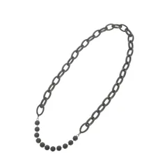 マックスマーラ MAX MARA ウッド調 チェーンネックレス ペンダント アクセサリー ブラウン 茶 15-75-11574 国内正規のサムネイル
