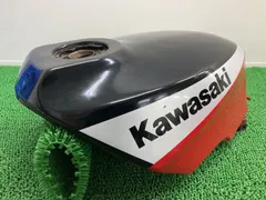 GPZ400R タンク 黒/銀/赤 カワサキ 純正 中古 ZX400D ガソリンタンク コケキズ無し yFのサムネイル