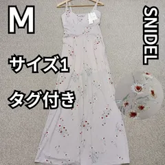 Snideスナイデル　オールインワン　サロペット　花柄　ピンク　サイズ1　M相当のサムネイル