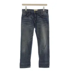 カレントエリオット CURRENT ELLIOTT デニム パンツ 23-0 青 ブルー ウォッシュ加工 フルレングス ストレートシルエット /LP ■MAのサムネイル