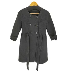 スピックアンドスパン Spick and Span WOOL&CASHMERE＆ANGOLA カシミヤ＆アンゴラ混 ノーカラーコート レディース JPN：36 のサムネイル