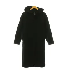 ハイク HYKE 25AW MELTON HOODED WORK COAT コート ロング フード ウール M ブラック /DO ■OSのサムネイル