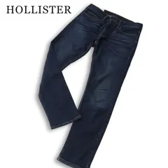 HOLLISTER ホリスター 通年★ ストレッチ ウォッシュ加工 スキニー デニム パンツ ジーンズ Sz.31 メンズのサムネイル