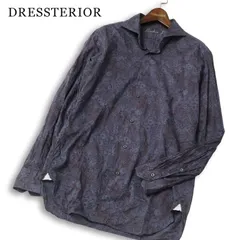 DRESSTERIOR ドレステリア 通年★ 長袖 花柄 総柄 シャツ 日本製 Sz.L メンズのサムネイル
