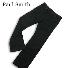 PS Paul Smith ポールスミス 通年★ ストレッチ ストライプ ブーツカット パンツ 日本製 Sz.M メンズのサムネイル
