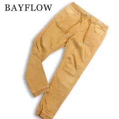 BAYFLOW ベイフロー 通年★ ストレッチ ウォッシュ加工 スキニー デニム ジョガー パンツ ジーンズ Sz.2 メンズのサムネイル