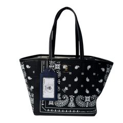 美品 ADMJ エーディーエムジェイ バンダナ柄 トートバッグ ペイズリー
