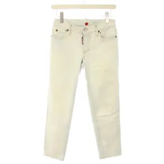 ディースクエアード DSQUARED2 デニム パンツ ジーンズ スキニー USED加工 34 ホワイト /TKのサムネイル