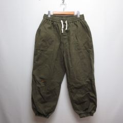 AIKAWA'S TREE 美品 イージー ジョガー パンツ 2XL カーキ ウエストゴム コットンのサムネイル
