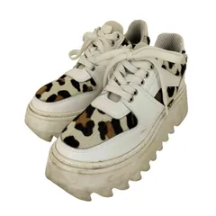 ジュンヤワタナベコムデギャルソン JUNYA WATANABE COMME des GARCONS ハラコ レオパード柄 厚底 ローカットスニーカー   レディース JPN：22.5 のサムネイル