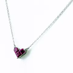 スタージュエリー STAR JEWELRY ルビー ネックレス ペンダント ハートモチーフ ネックレス K18 ルビー レディース 【中古】のサムネイル