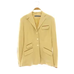 ラルフローレン RALPH LAUREN ジャケット テーラード 総裏地 4 イエローベージュ ブラウン /DO ■MAのサムネイル