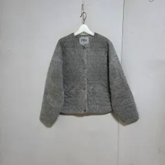 ZARA ハート柄 キルティング アウター M n7326のサムネイル