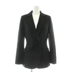 セオリー Theory Admiral Crepe 2 DB Rib Blazer ジャケット ブレザー 00 黒 ブラック 無地 ダブルブレスト 長袖 01-2304111 /AUのサムネイル