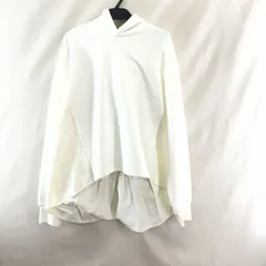 AZUL by moussy／アズールバイマウジー　フハクデザインドッキングパーカー　白系　ホワイト　サイズM【YS0036-005】　245のサムネイル