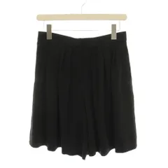 フォクシーニューヨーク FOXEY NEW YORK キュロット ショートパンツ 40 黒 ブラック 無地 38331 /YMのサムネイル