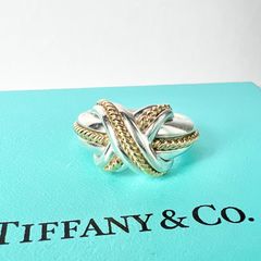 極美品 オールドティファニー ツイスト ノット ピアス キャッチ社外品