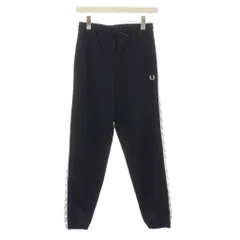 フレッドペリー FRED PERRY テープド トラックパンツ ジャージ XS 紺 ネイビー サイドライン T4620 /YMのサムネイル