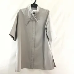 AMERI／アメリ　 MEDI BACK SLIT OVER SHIRT　黒系　グレー　サイズF【YS0038-005】　245のサムネイル