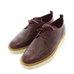 コールハーン COLE HAAN オリジナルグランド プラットフォーム ウィングチップ オックスフォード レザーシューズ 5.5 ボルドー 28605 /AN36のサムネイル