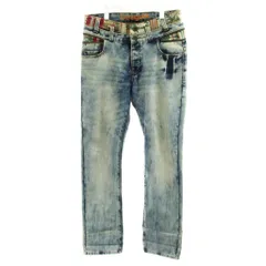 デシグアル Desigual デニムパンツ ジーンズ ジーパン Gパン ボタンフライ 32 水色 ライトブルー 72D18B9 /AN41のサムネイル