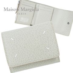 美品 メゾンマルジェラ 薄型 長財布 4ステッチ グレー グレージュ 箱付き 美品 メゾンマルジェラ 薄型 長財布 4ステッチ グレー グレージュ 箱