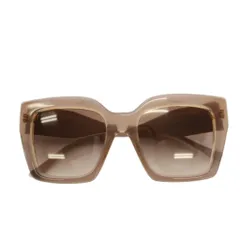 ジミーチュウ JIMMY CHOO エレニ ELENI/G/S サングラス 眼鏡 スクエア セルフレーム ラメ メガネケース 53□20 145 ピンクベージュ 茶 ブラウン /YT23のサムネイル