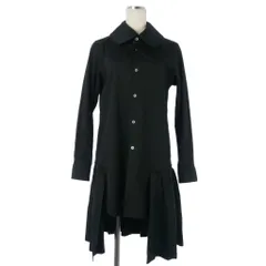 コムデギャルソン COMME des GARCONS 19SS 丸襟 アシンメトリー ワンピース XS 黒 ブラック GC-B007のサムネイル