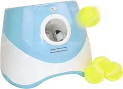 【未使用品】Kurflo ボールランチャー 犬 おもちゃ 自動 ボール投げ ボール 3個付き 取ってこい 犬用 ロボピッチャ 3種類の発射距離 自動ボールキャッチ 投げ 投球機 小型犬用 中型犬用 知育玩具 犬用おもちゃ 留守番 猫用 おもちゃのサムネイル