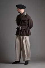 9月下旬～10 月上旬発送予定 HAVERSACK ハバーサック ウールカシミヤモッサミリタリージャケット 472608のサムネイル