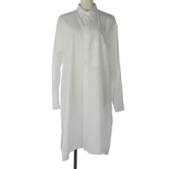 ワイズ Y's ヨウジヤマモト 19AW シャツワンピース 長袖 ロング丈 コットン 1 白 ホワイト YC-B10-001のサムネイル