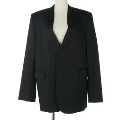 エムエムシックス メゾンマルジェラ MM6 Maison Margiela 25SS カラーレス テーラリング ウールスーツジャケット 42 黒 ブラック S52BN0137 M35153のサムネイル