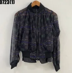 日本 SACAI レイヤード レイヤリング ツーウェイ ジップアップ ジャケット Sのサムネイル